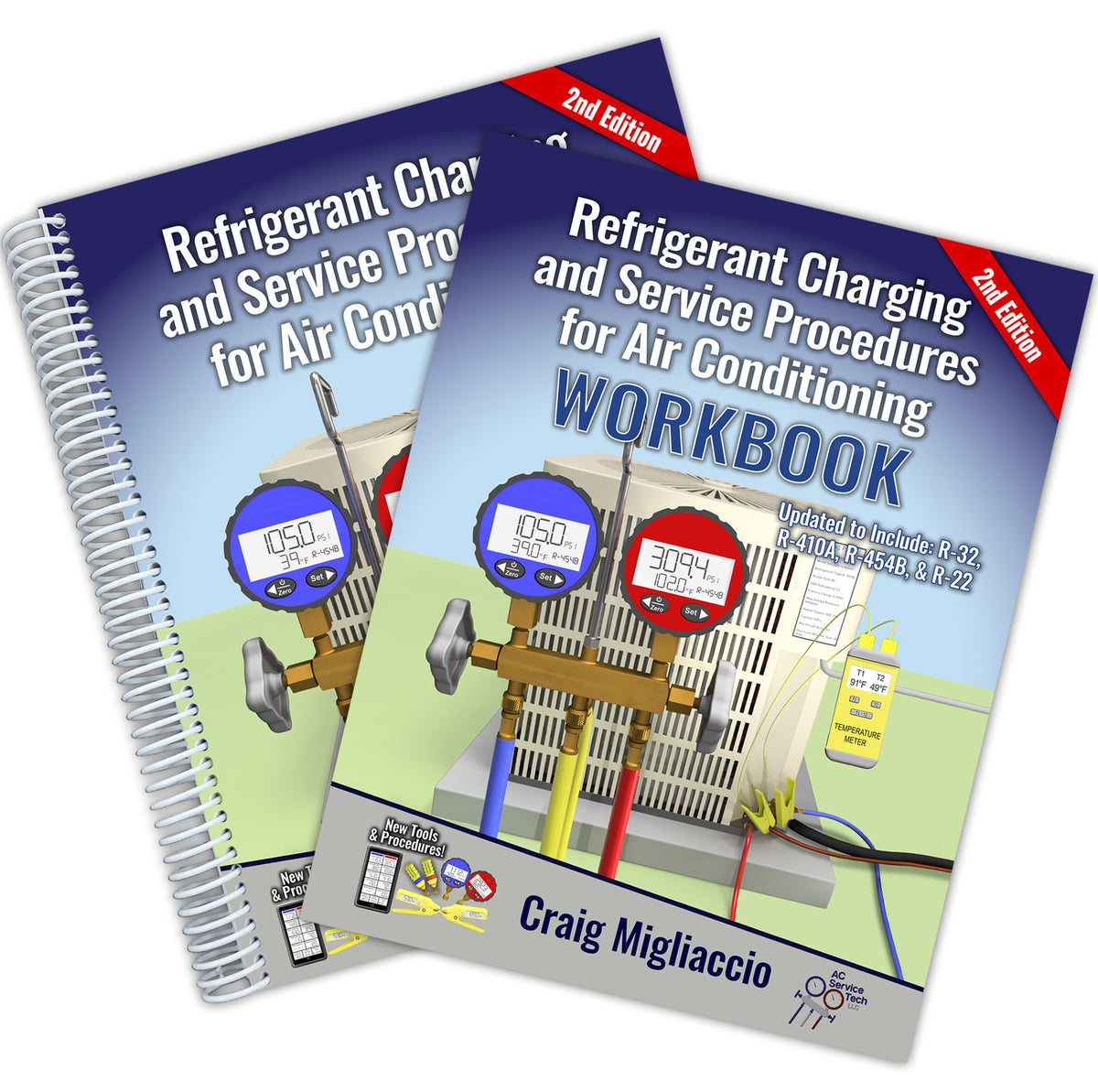 NEW 2nd Edition Refrigerant Paperback and Workbook Combo