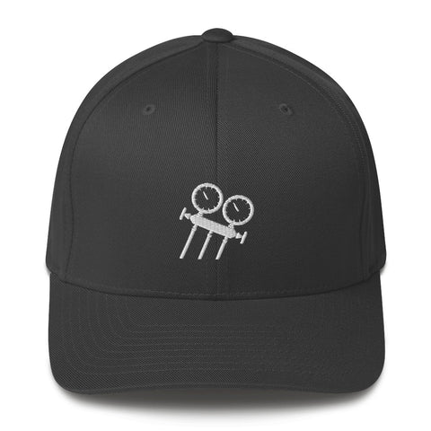 Flexfit Hat with Embroidered White Logo