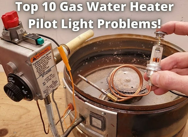 Top 10 Gas Water Heater Pilot Light Problems! When It Won't Stay Lit!
