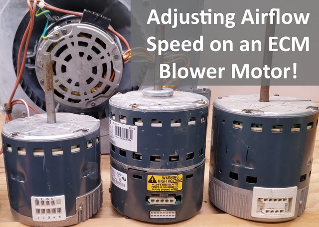 Adjusting the Airflow Speed on ECM Blower Fan Motors! (Variable & Multi-Speed Types)