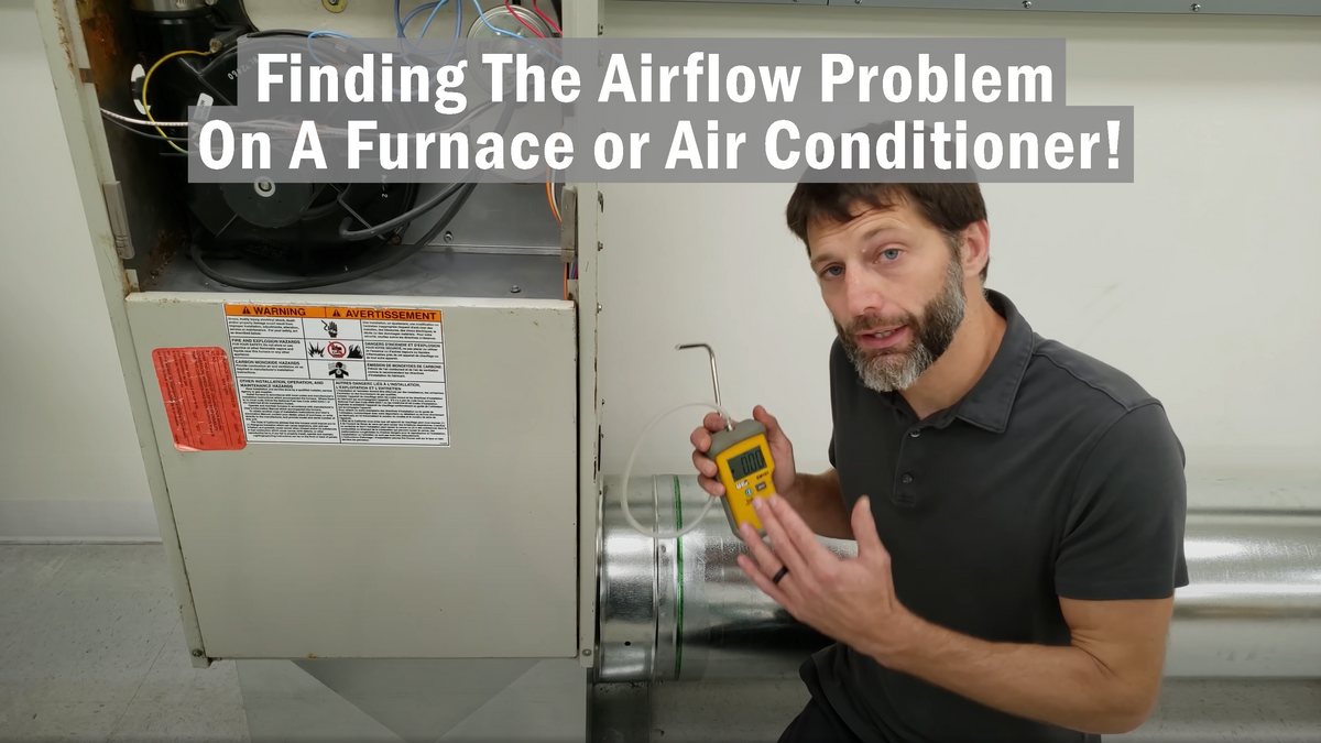 Finding an Airflow Problem using Static Pressure Measurements!