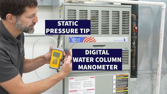Measuring the Static Pressure Drop Across an Evaporator Coil to See if it is Clogged!