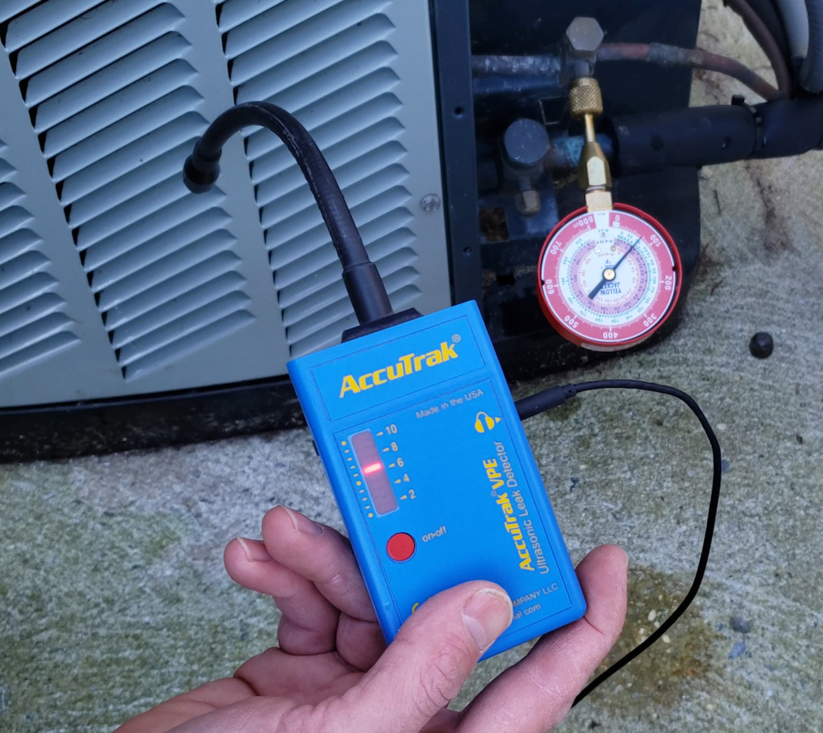 The Benefits of Using an Ultrasonic Leak Detector to Find Refrigerant Leaks!