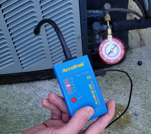 The Benefits of Using an Ultrasonic Leak Detector to Find Refrigerant Leaks!