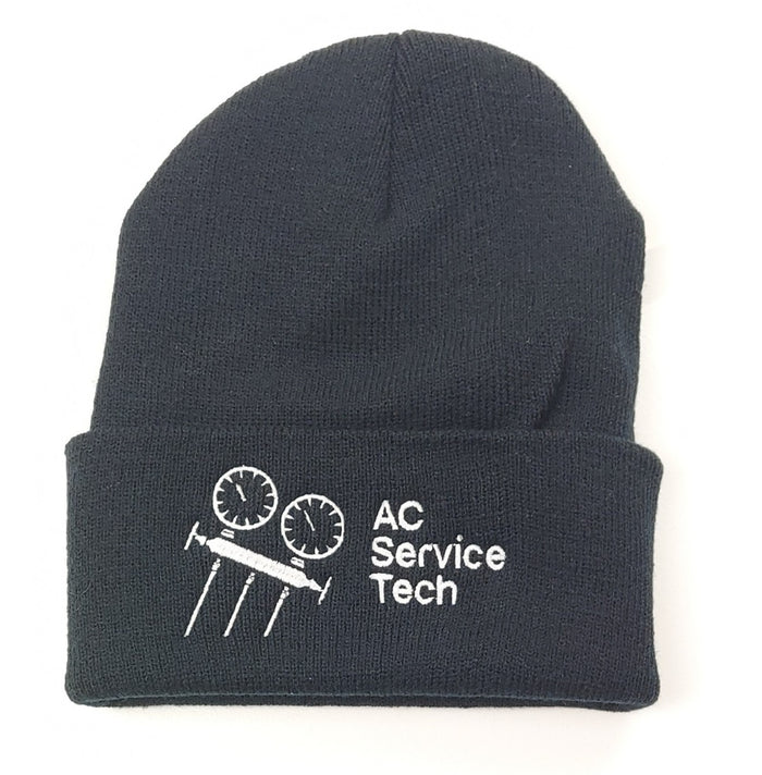 Embroidered AC Service Tech Beanie