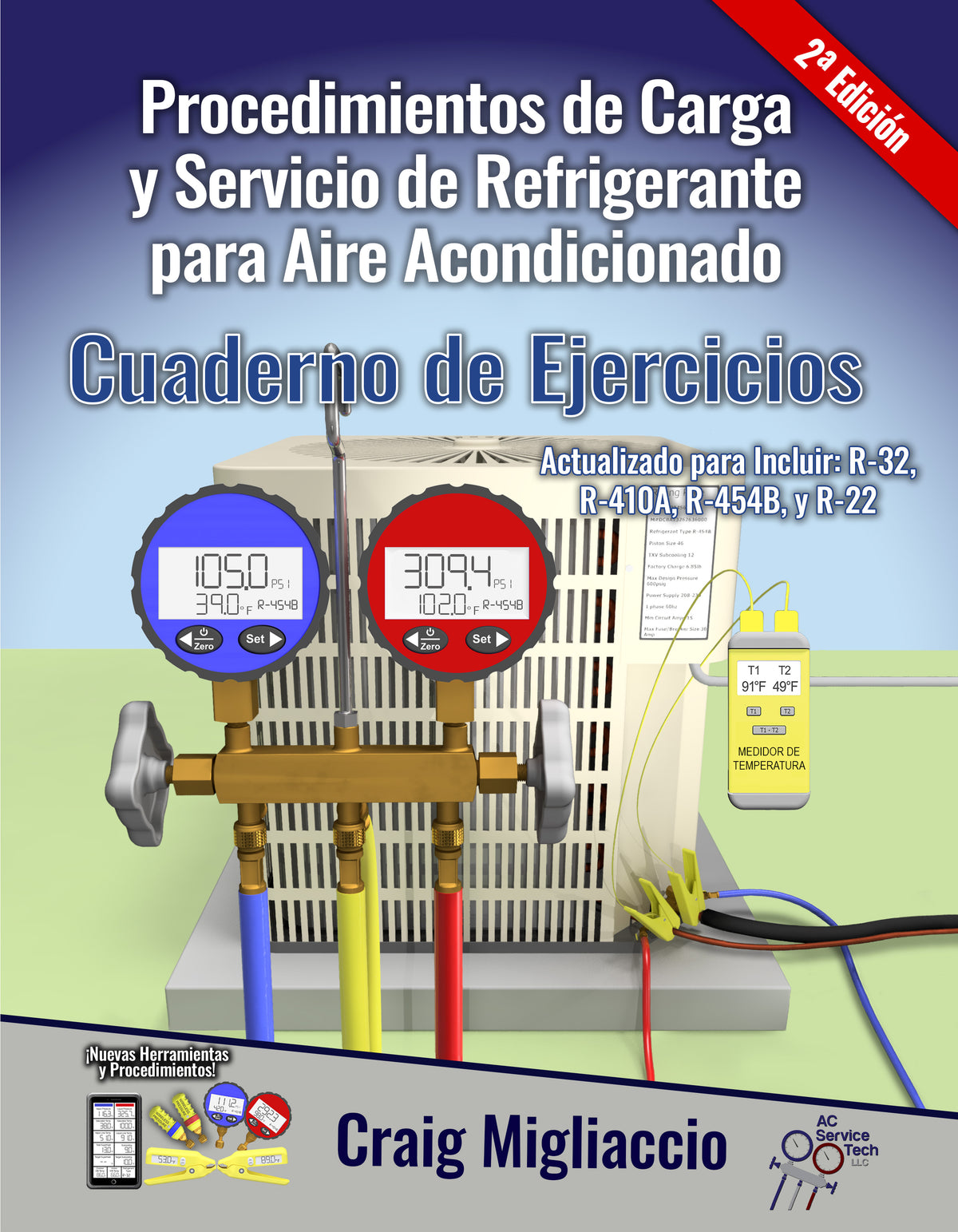 2a Ed Cuaderno de Ejercicios Procedimientos de Carga y Servicio de Refrigerante